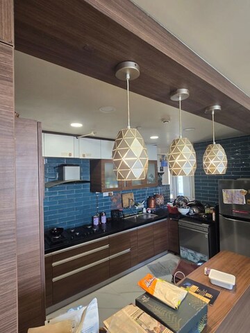 Kitchen in 4 BHK Apartment at Nahar F Residences, Balewadi – for Rent