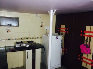 Kitchen in 1 BHK Penthouse at Mahalakshmi Layout – for Rent
