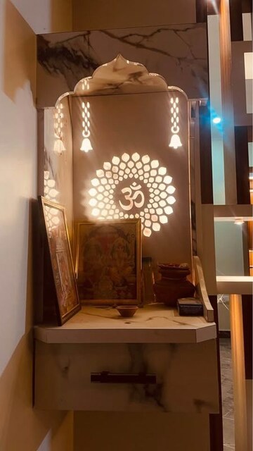 Living Room in 4 BHK Apartment at Arsha Sumangalam Vrindavan Yojana, Vrindavan Yojna – for Rent