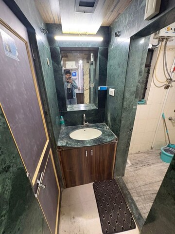 Bathroom in 2 BHK Apartment at Choice Goodwill Breeza, Dhanori – for Rent