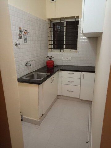 Kitchen in 2 BHK Builder Floor at Miracle Apartments, Btm Layout – for Rent