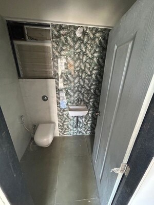 Bathroom in 1 BHK Apartment at Re Form Delta House, Goregaon East – for Rent