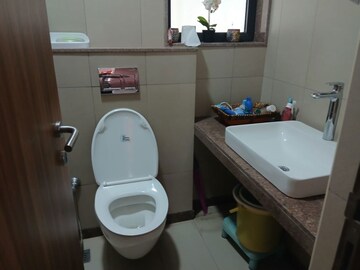 Bathroom in 2 BHK Apartment at Shapoorji Pallonji Vicinia, Powai – for Rent