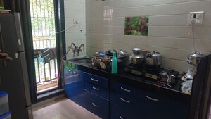 Kitchen in 1 BHK Apartment at Jai Shree Ambika Darshan CHS, Dombivli West – for Rent