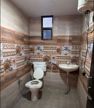 Bathroom in 3 BHK Apartment at Butler Colony – for Rent