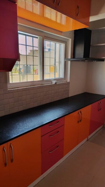 Kitchen in 3 BHK Apartment at Trendsquares Ambience, Thanisandra Main Road – for Rent
