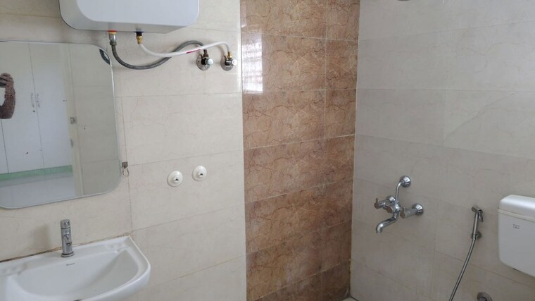 Bathroom, trendsquares-ambience 3 Bedroom 1550 Sq.Ft. Apartment In Thanisandra Main Road Bangalore 9904673