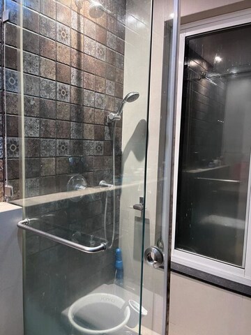 Attached Bathroom in 3 BHK Apartment at Rahul Towers, Kothrud – for Rent