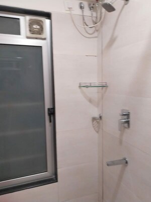 Bathroom in 2 BHK Apartment at Kanakia Spaces Zen World, Kanjurmarg East – for Rent