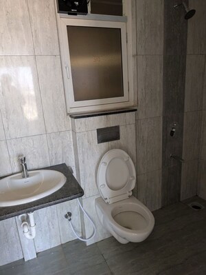 Bathroom in 2 BHK Apartment at Punawale – for Rent