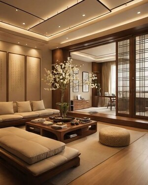 Living Room in 3 BHK Villa at Electronic City – for Sale