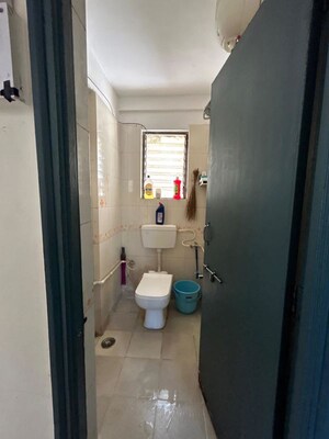 Bathroom in 2 BHK Apartment at Balbhim Park, Warje – for Rent