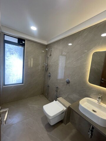 Bathroom in 3 BHK Apartment at KK Elegance, Khar West – for Rent