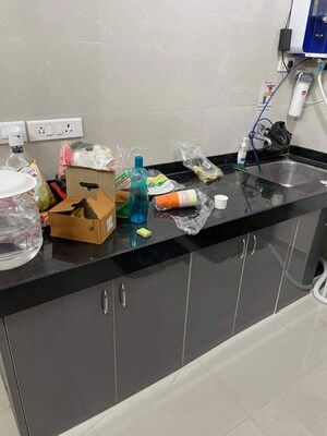 Kitchen in 1 RK Apartment at Nyati Elysia, Kharadi – for Rent