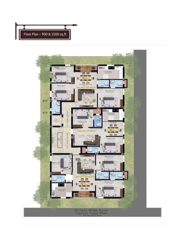 Master Plan in 3 BHK Apartment at Saligramam – for Sale