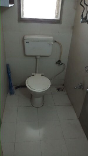 Bathroom in 2 BHK Apartment at Solitaire Heights, Malad West – for Rent