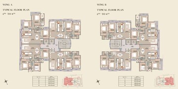 Floor Plan in 2 BHK Apartment at Veena Solace, Santacruz West – for Sale