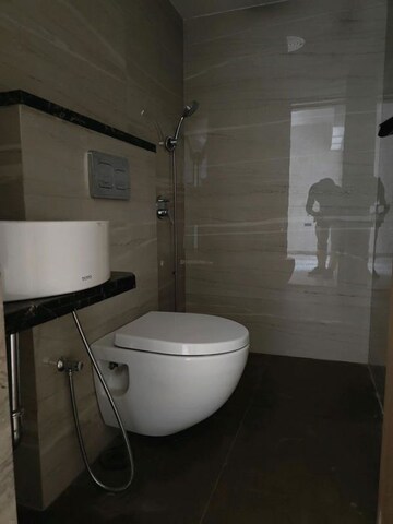 Bathroom in 2 BHK Apartment at Veena Solace, Santacruz West – for Sale