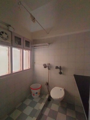 Bathroom in Studio Apartment at Defence Colony – for Rent