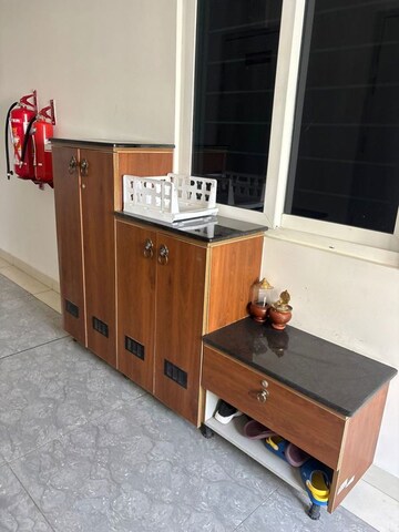 Kitchen in 2.5 BHK Apartment at Aparna Sarovar Zenith, Nallagandla – for Rent