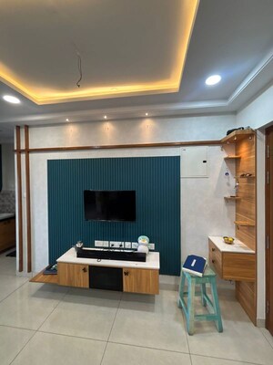 Living Room in 2.5 BHK Apartment at Aparna Sarovar Zenith, Nallagandla – for Rent