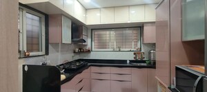 Kitchen in 3 BHK Apartment at RK Lunkad Nisarg Nirmiti, Pimple Saudagar – for Sale