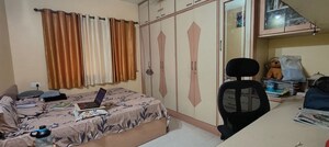 Bedroom in 3 BHK Apartment at RK Lunkad Nisarg Nirmiti, Pimple Saudagar – for Sale