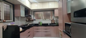 Kitchen in 3 BHK Apartment at RK Lunkad Nisarg Nirmiti, Pimple Saudagar – for Sale