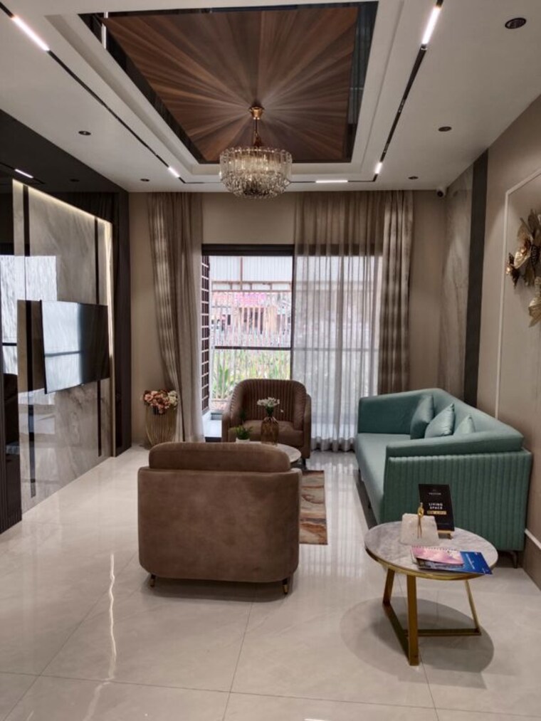 Living Room, shubh-tristar 3 Bedroom 1299 Sq.Ft. Apartment In Koregaon Park Annexe Pune 10065449