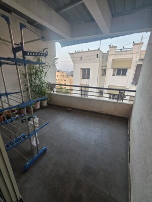Balcony in 2 BHK Apartment at Vishal Leela Residency, Kharadi – for Rent