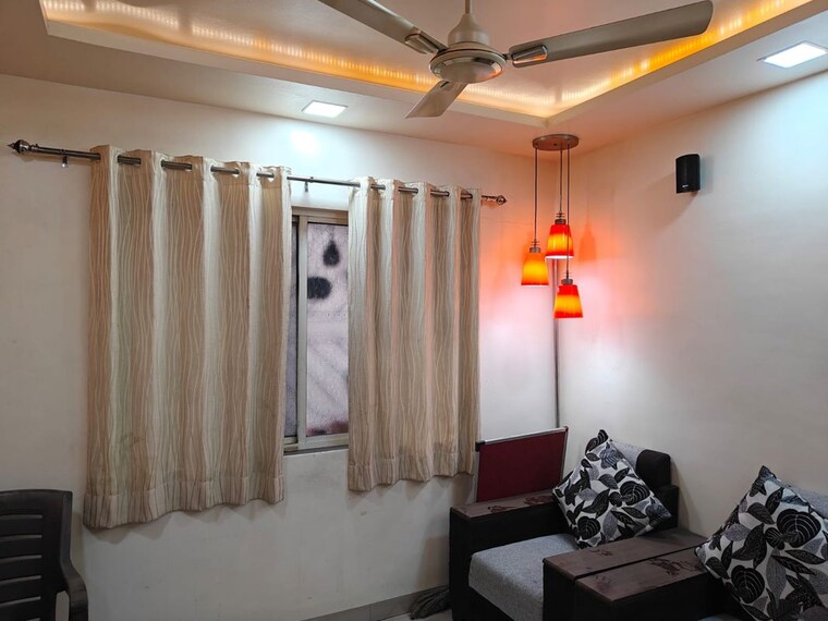 Living Room, goel-ganga-nebula 2 Bedroom 1200 Sq.Ft. Apartment In Viman Nagar Pune 10065497