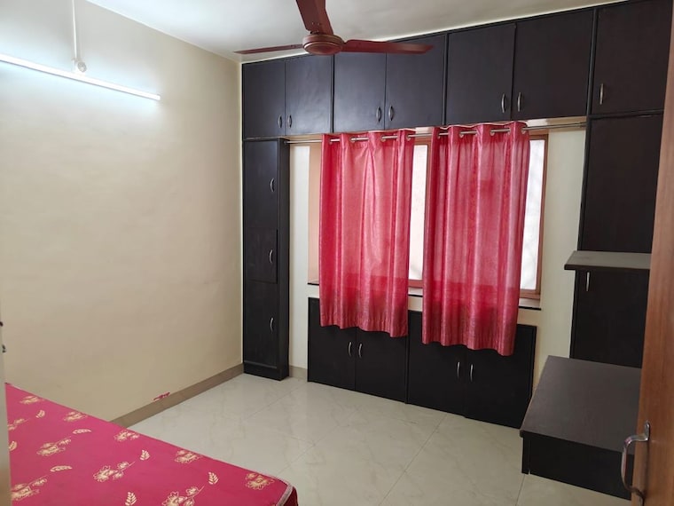 Bedroom, goel-ganga-nebula 2 Bedroom 1200 Sq.Ft. Apartment In Viman Nagar Pune 10065497
