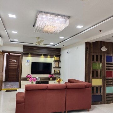 Living Room in 3 BHK Apartment at SMR Vinay Iconia Hyderabad, Kondapur – for Rent