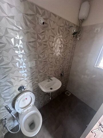 Bathroom in 1 BHK Apartment at Raunak Residency Thane, Pokhran Road No One – for Rent