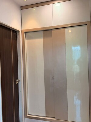 Building Lobby in 1 BHK Apartment at Unnati Woods CHS, Kasarvadavali – for Sale