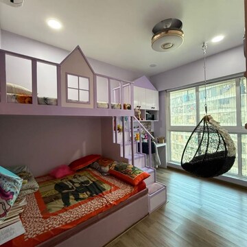 Bedroom in 3 BHK Apartment at N Rose Northern Heights Dahisar, Maratha Colony – for Rent