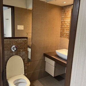 Bathroom in 2 BHK Apartment at Prabhadevi – for Rent