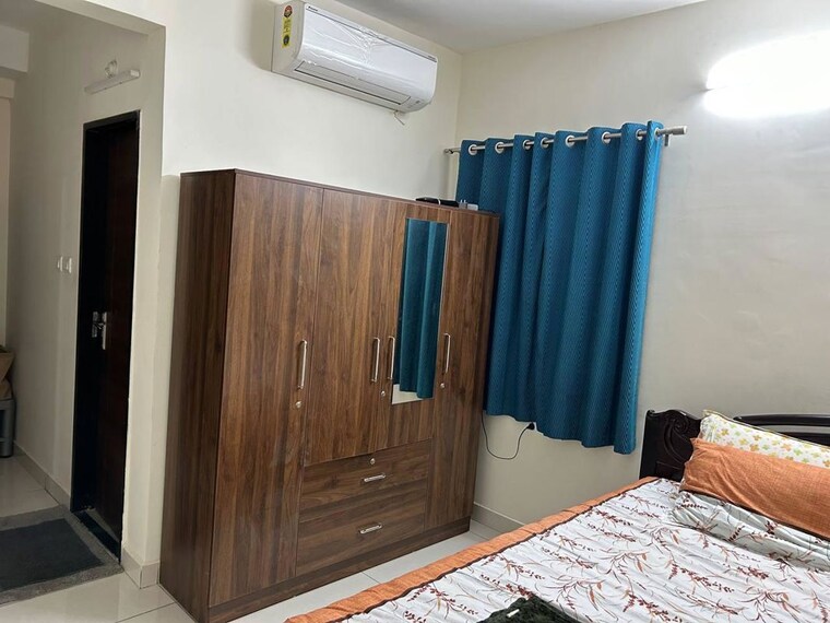 Bedroom, my-home-krishe 3 Bedroom 1740 Sq.Ft. Apartment In Financial District Hyderabad 10065722