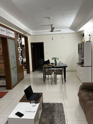 Living Room in 3 BHK Apartment at My Home Krishe, Financial District – for Rent