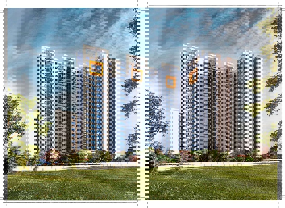 2 BHK + Pooja Room,Study Room 955 Sq.Ft. Apartment in Sukhwani Verde