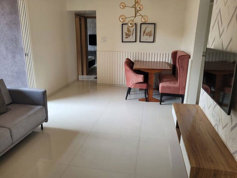 Living Room, sukhwani-verde 3 Bedroom 1290 Sq.Ft. Apartment In Handewadi Pune 10065743