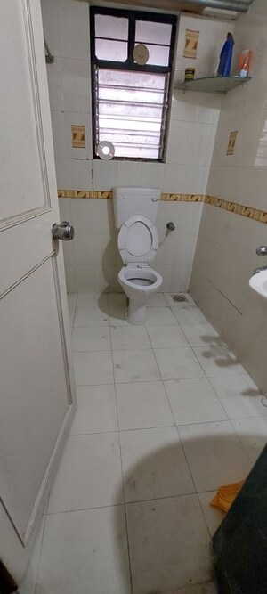 Bathroom in 3 BHK Apartment at Om The Hillside, Bavdhan – for Rent