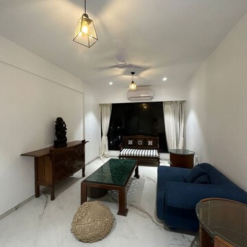 Living Room in 1 BHK Apartment at Palm Beach Apartments, Versova – for Rent