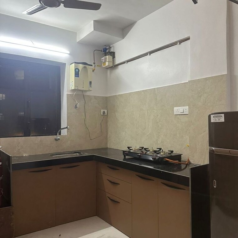 Kitchen, palm-beach-apartments 1 Bedroom 600 Sq.Ft. Apartment In Versova Mumbai 10065909