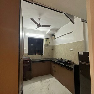 Kitchen in 1 BHK Apartment at Palm Beach Apartments, Versova – for Rent