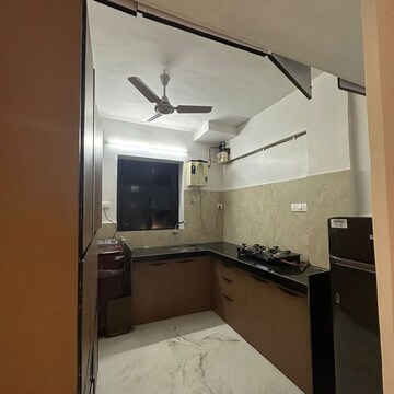 Kitchen in 1 BHK Apartment at Palm Beach Apartments, Versova – for Rent