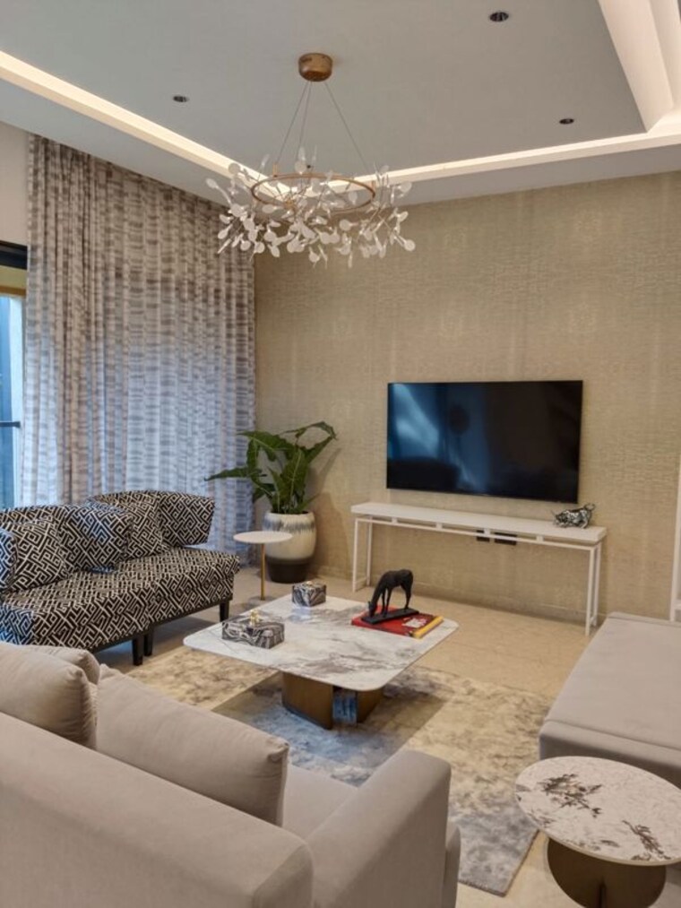 Living Room, unique-envogue 3 Bedroom 1446 Sq.Ft. Apartment In Mundhwa Pune 10065928