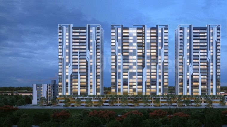 Exterior View, unique-envogue 3 Bedroom 1446 Sq.Ft. Apartment In Mundhwa Pune 10065928