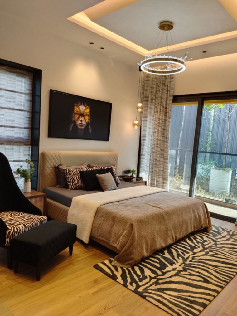 Living Room, unique-envogue 4 Bedroom 1953 Sq.Ft. Apartment In Mundhwa Pune 10065950