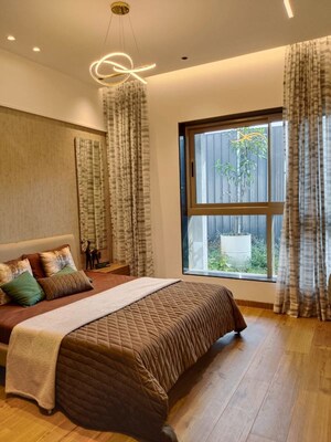 Living Room in 4 BHK Apartment at Unique Envogue, Mundhwa – for Sale